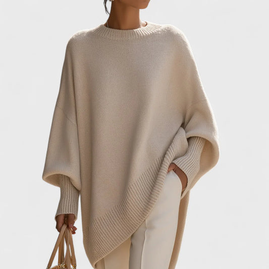 LIVIA – PONCHO OVERSIZE SENCILLO Y ELEGANTE